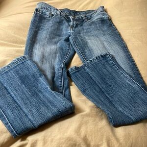 7 for all Mankind ultra low rise denim